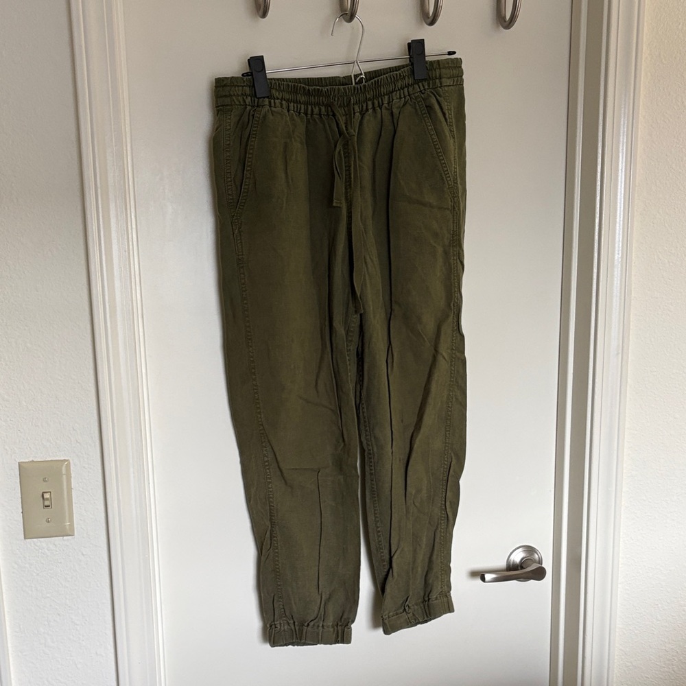 J. Crew Point Sur Linen-Lyocell Joggers - Olive Green
Brand: J. Crew Point Sur 4
